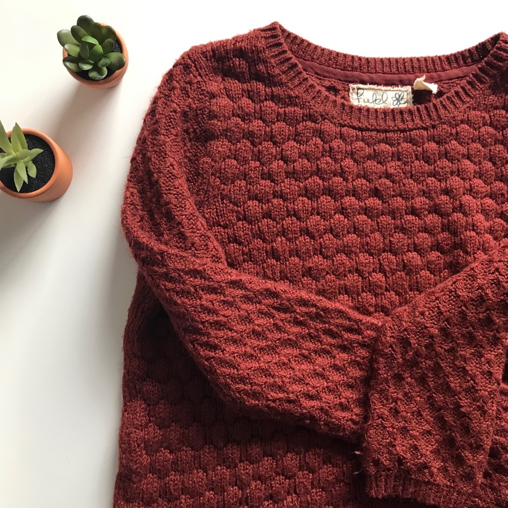 Anthropologie Field Flower Sweater